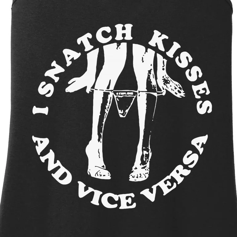 I Snatch Kisses And Vice Versa Funny Couple Love Ladies Essential Tank