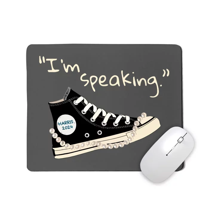 Im Speaking Kamalaharris 2024 Sneakers Vote For President Mousepad