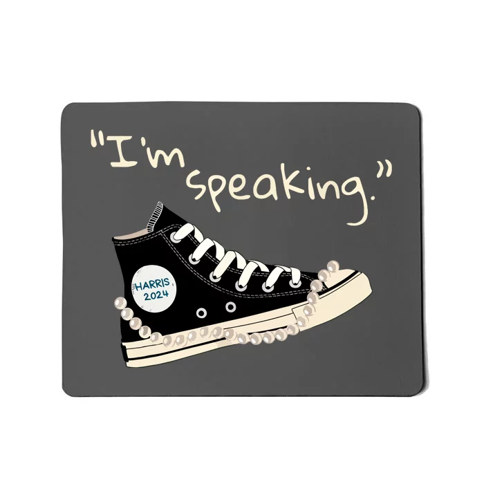 Im Speaking Kamalaharris 2024 Sneakers Vote For President Mousepad