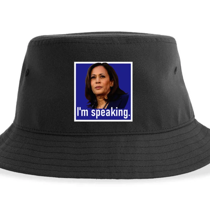 IM Speaking Kamala Harris Sustainable Bucket Hat