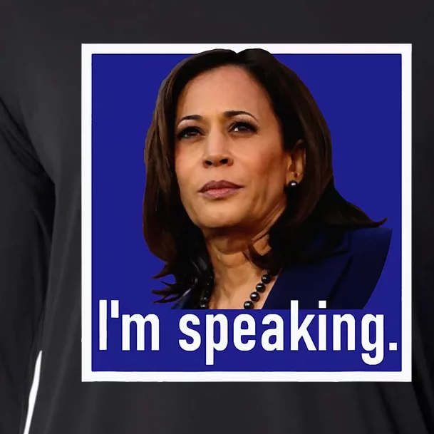 IM Speaking Kamala Harris Cooling Performance Long Sleeve Crew