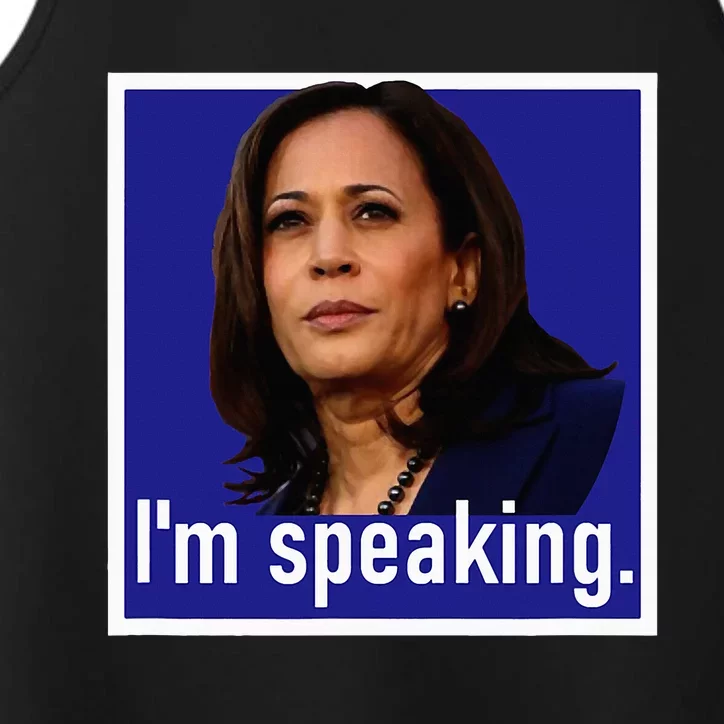 IM Speaking Kamala Harris Performance Tank