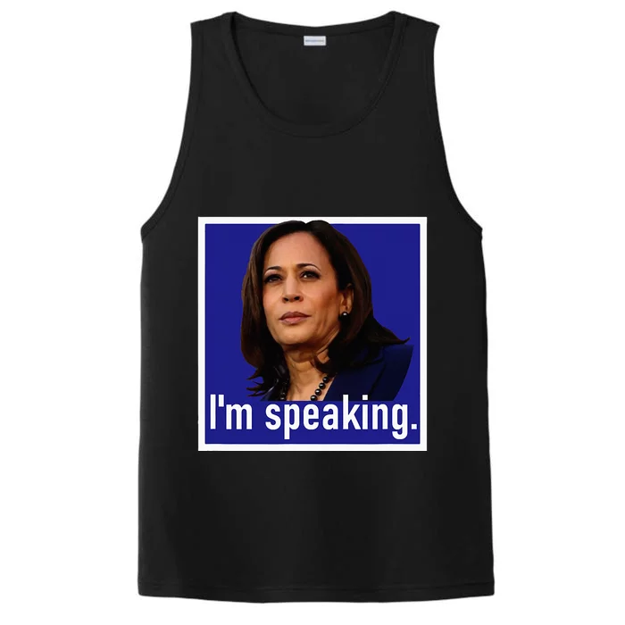 IM Speaking Kamala Harris Performance Tank