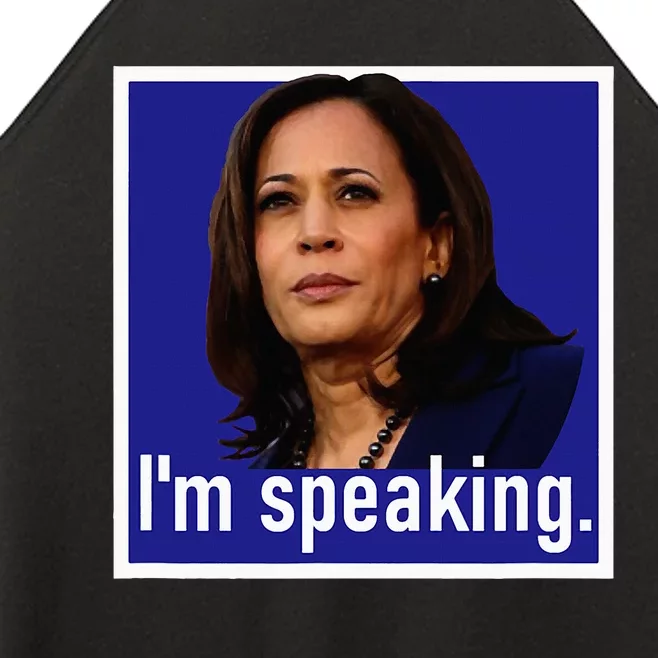 IM Speaking Kamala Harris Women’s Perfect Tri Rocker Tank