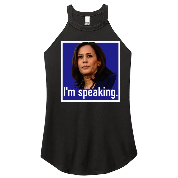 IM Speaking Kamala Harris Women’s Perfect Tri Rocker Tank