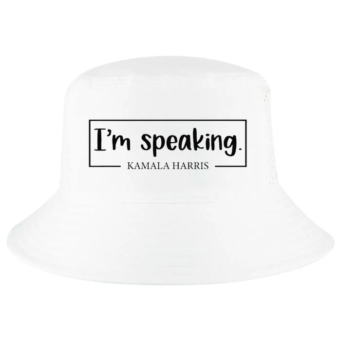 IM Speaking. Kamala Harris 2024 Cool Comfort Performance Bucket Hat