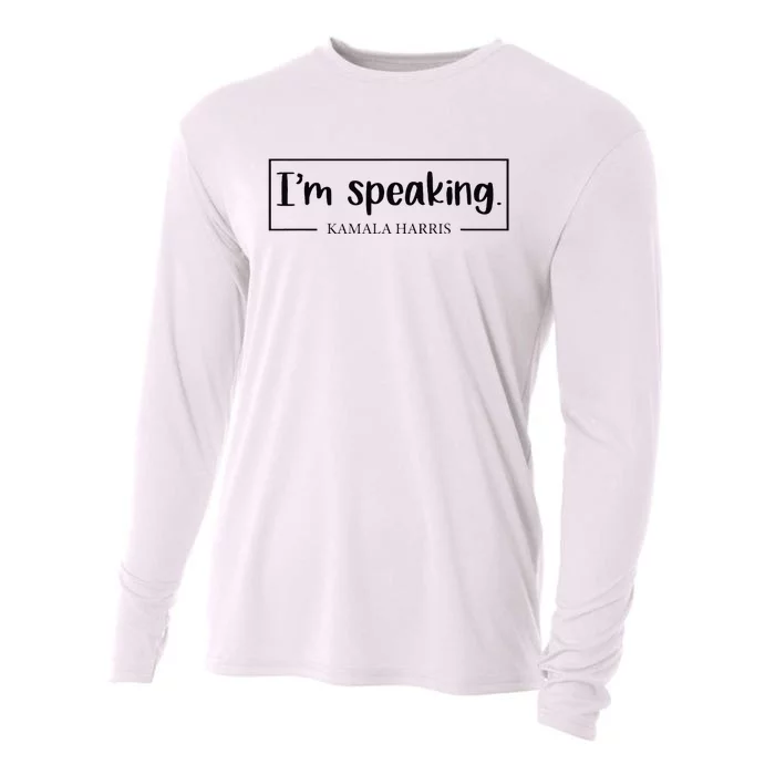 IM Speaking. Kamala Harris 2024 Cooling Performance Long Sleeve Crew