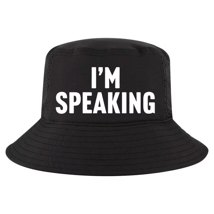 Im Speaking Kamala Harris 2024 Vice President Debate Cool Comfort Performance Bucket Hat