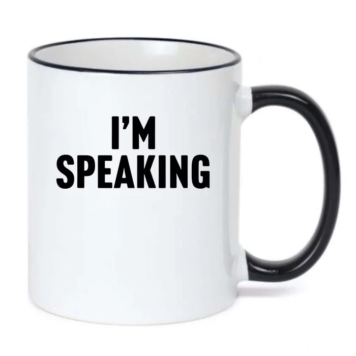 Im Speaking Kamala Harris 2024 Vice President Debate Black Color Changing Mug