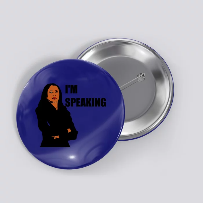 IM Speaking Kamala Harris Vice President Debate 2020 Gift Button