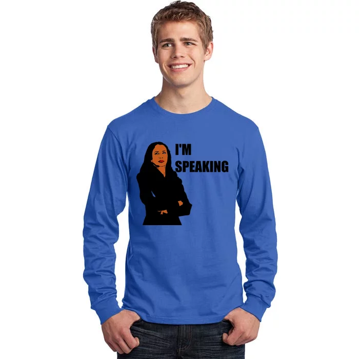 IM Speaking Kamala Harris Vice President Debate 2020 Gift Tall Long Sleeve T-Shirt