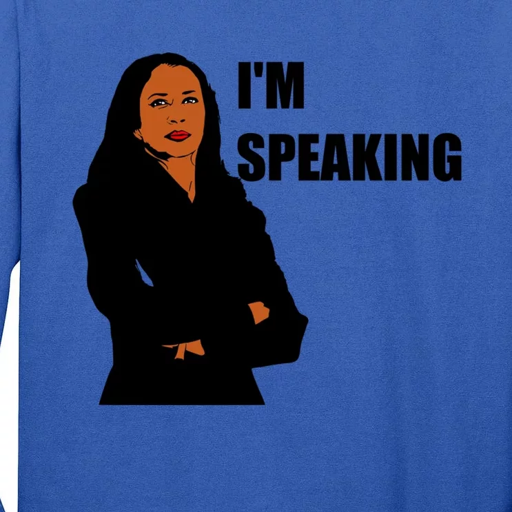 IM Speaking Kamala Harris Vice President Debate 2020 Gift Tall Long Sleeve T-Shirt