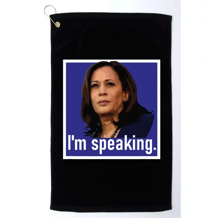 Im Speaking Kamala Harris Platinum Collection Golf Towel