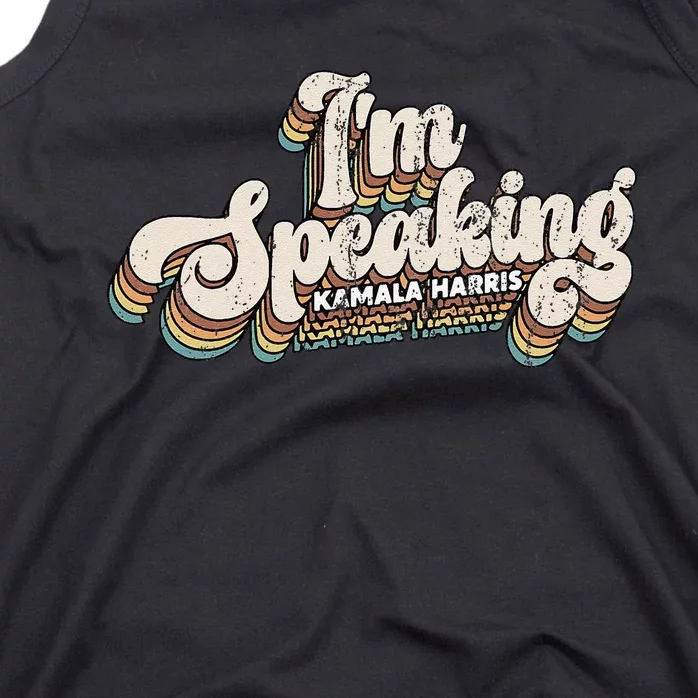 IM Speaking Kamala Harris Presidential Election Tank Top