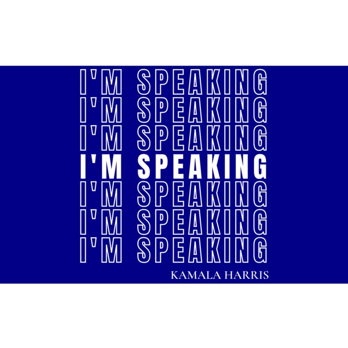 IM Speaking Kamala Harris Funny Vice Presidential Debate Bumper Sticker