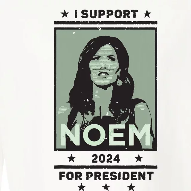 I Support Kristi Noem South Dakota Governor President 2024 Cropped Pullover Crew