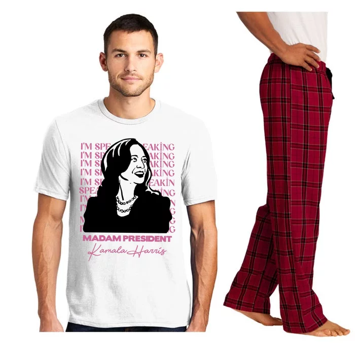 Im Speaking Kamala Harris Madam President 2024 Pajama Set