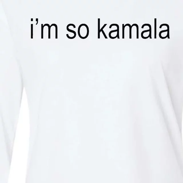 I’M So Kamala Brat Meme Gen Z Womens Cotton Relaxed Long Sleeve T-Shirt