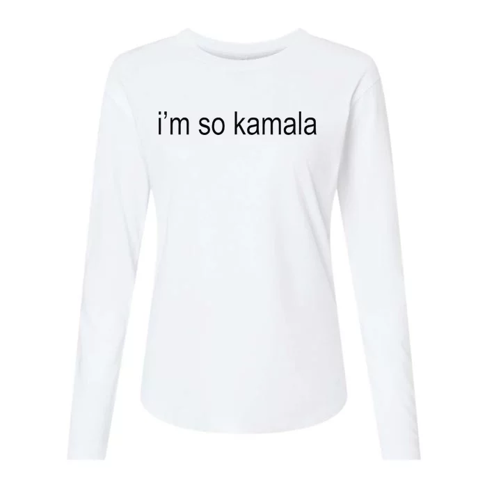 I’M So Kamala Brat Meme Gen Z Womens Cotton Relaxed Long Sleeve T-Shirt