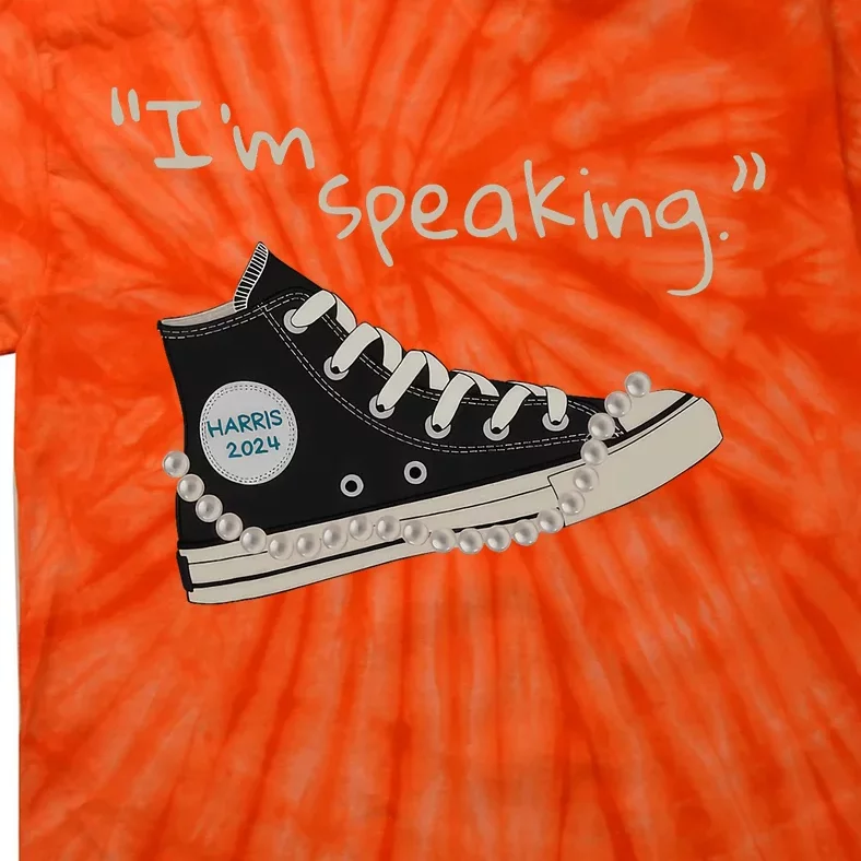 IM Speaking Kamalaharris 2024 Sneakers Vote For President Tie-Dye T-Shirt