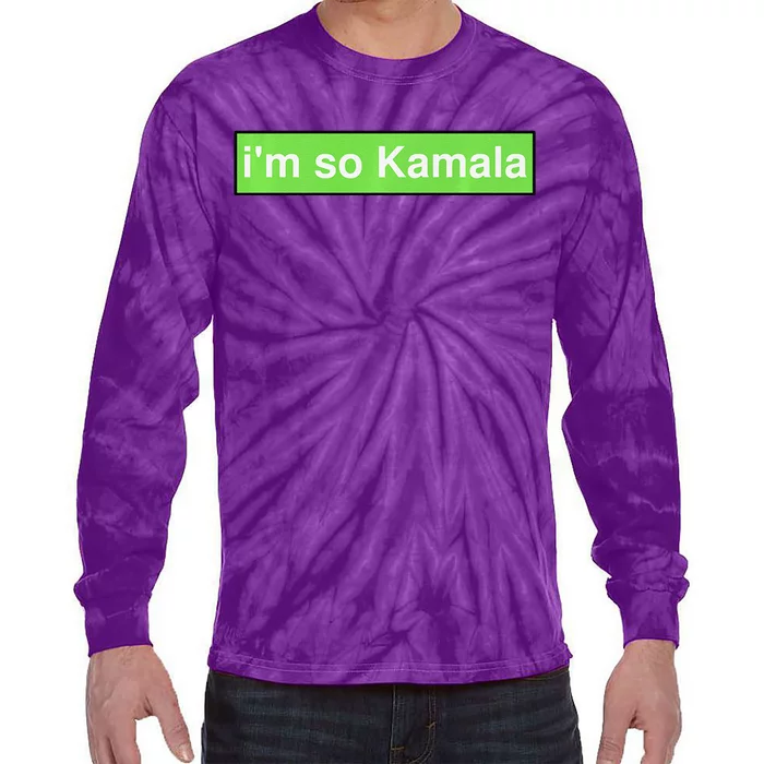 IM So Kamala Funny Quotes American Premium Tie-Dye Long Sleeve Shirt