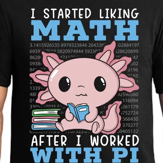 I Started Liking Math After I Worked With Pi Day Gift Pajama Set