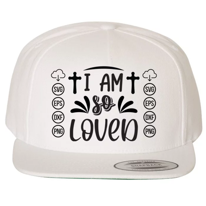 I'm So Loved Wool Snapback Cap