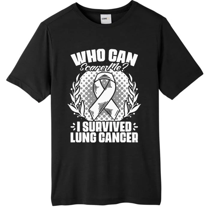 I Survived Lung Cancer Warrior Support Lung Cancer Survivor ChromaSoft Performance T-Shirt