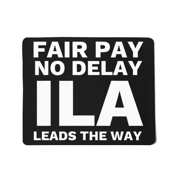 Ila Strike Longshoremen Union Port Workers Union Picket Mousepad