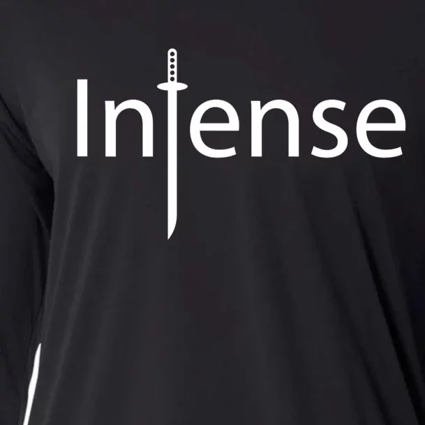 Intense Sword Logo Cooling Performance Long Sleeve Crew