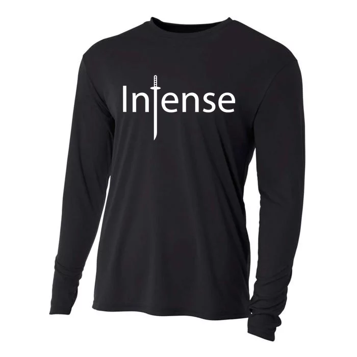 Intense Sword Logo Cooling Performance Long Sleeve Crew