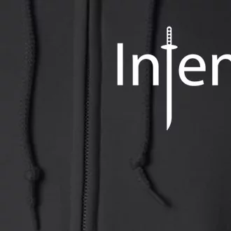 Intense Sword Logo Full Zip Hoodie