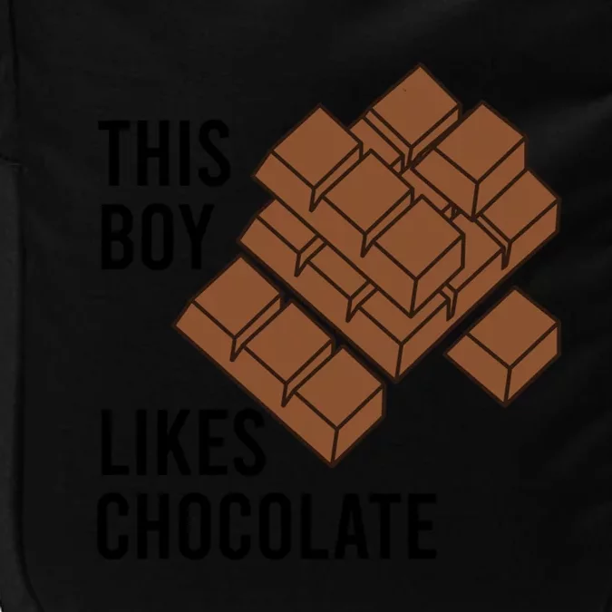 Ironic Saying Likes Chocolate Chocolatier Cocoa Gift Impact Tech Backpack