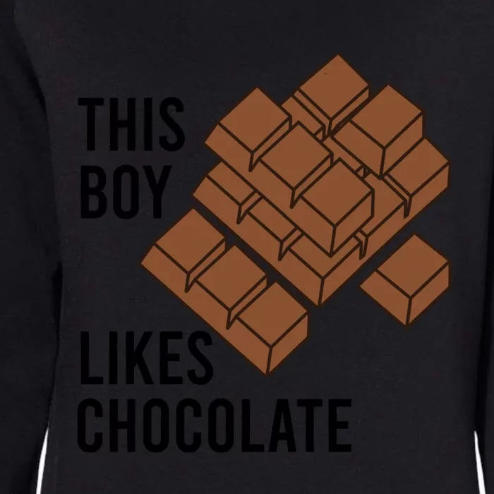 Ironic Saying Likes Chocolate Chocolatier Cocoa Gift Womens California Wash Sweatshirt