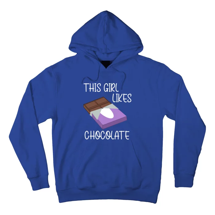 Ironic Saying Likes Eating Chocolate Chocolatier Cool Gift Hoodie