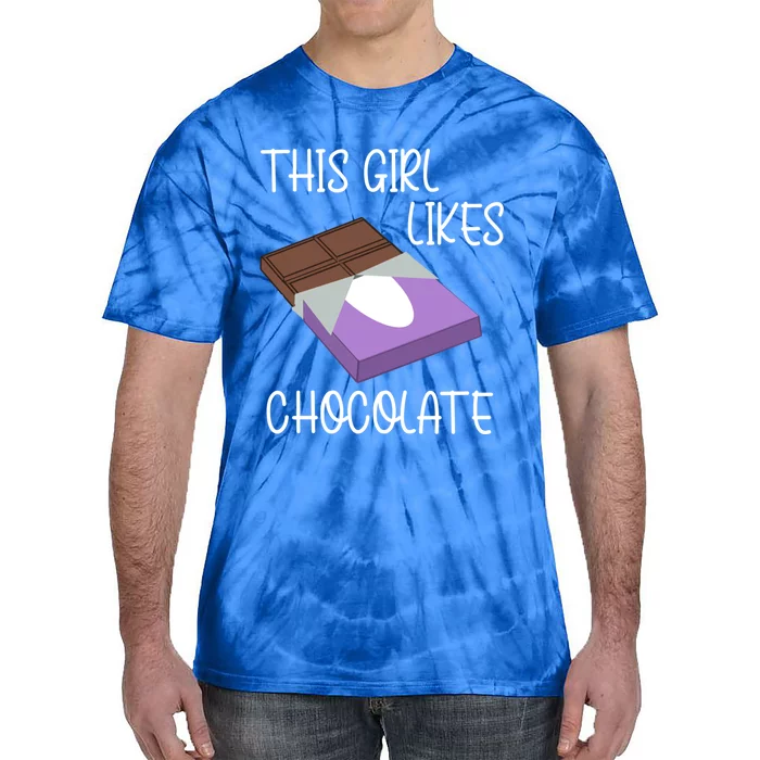 Ironic Saying Likes Eating Chocolate Chocolatier Cool Gift Tie-Dye T-Shirt