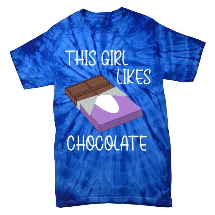 Ironic Saying Likes Eating Chocolate Chocolatier Cool Gift Tie-Dye T-Shirt