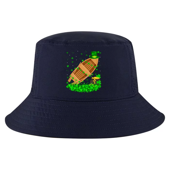 Irish Shamrock Leprechaun Fishing Boat St Patrick's Day Gift Cool Comfort Performance Bucket Hat