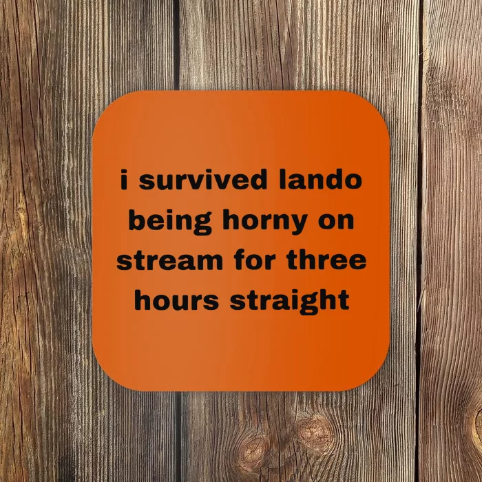 I Survived Lando Being Horny On Stream For Three Hours Straight Coaster