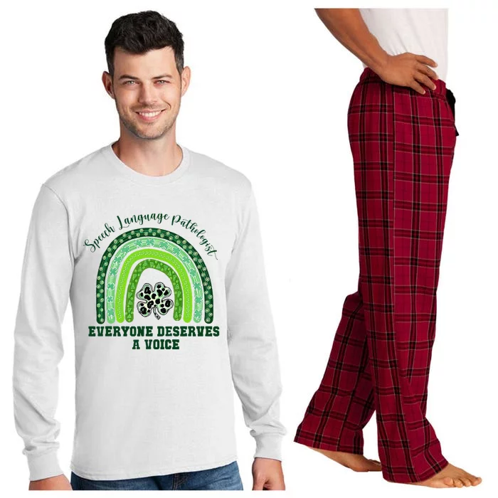 Irish Speech Language Pathologist Everyone Deserves A Voice Long Sleeve Pajama Set