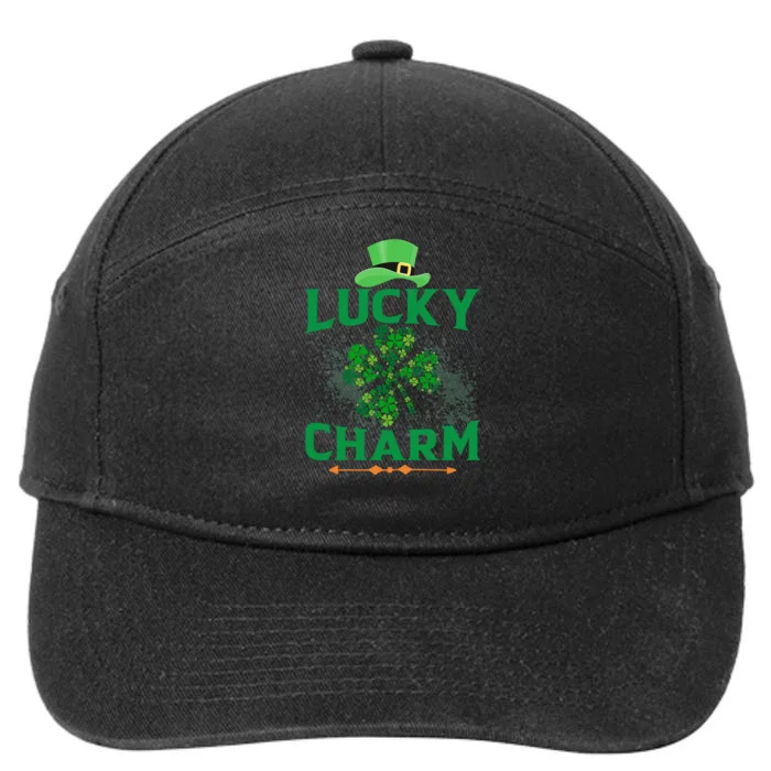 Irish Shamrock Lucky Charm 7-Panel Snapback Hat