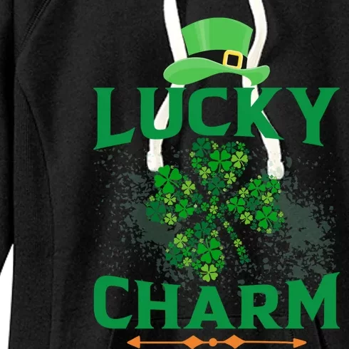 Irish Shamrock Lucky Charm Women's Fleece Hoodie