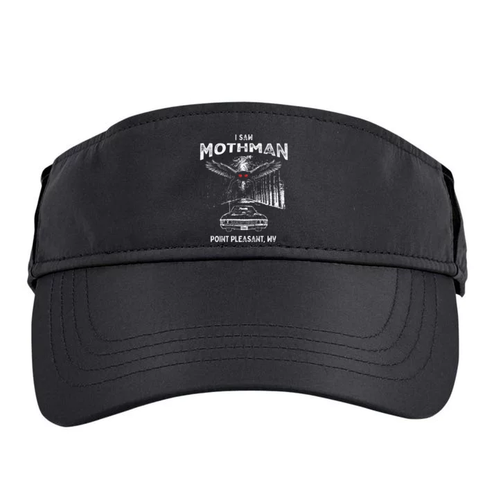 I Saw Mothman In Point Pleasant West Virginia Cryptid Adult Drive Performance Visor