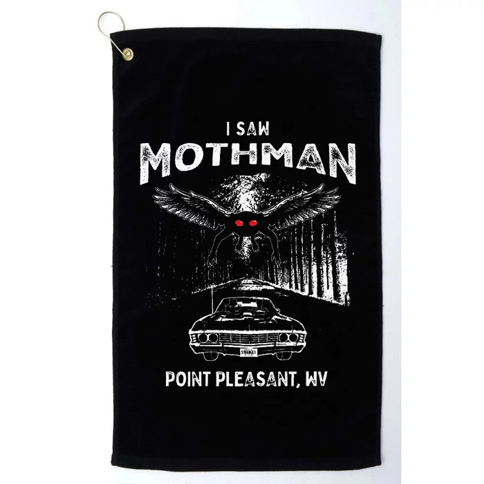 I Saw Mothman In Point Pleasant West Virginia Cryptid Platinum Collection Golf Towel