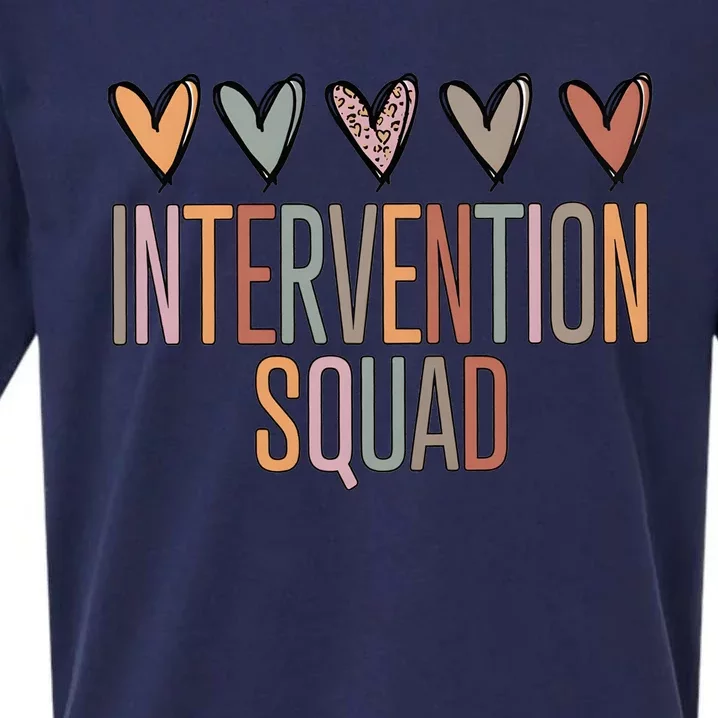 Intervention Squad Matching Team Funny Sueded Cloud Jersey T-Shirt