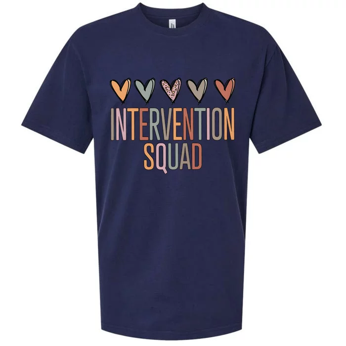 Intervention Squad Matching Team Funny Sueded Cloud Jersey T-Shirt