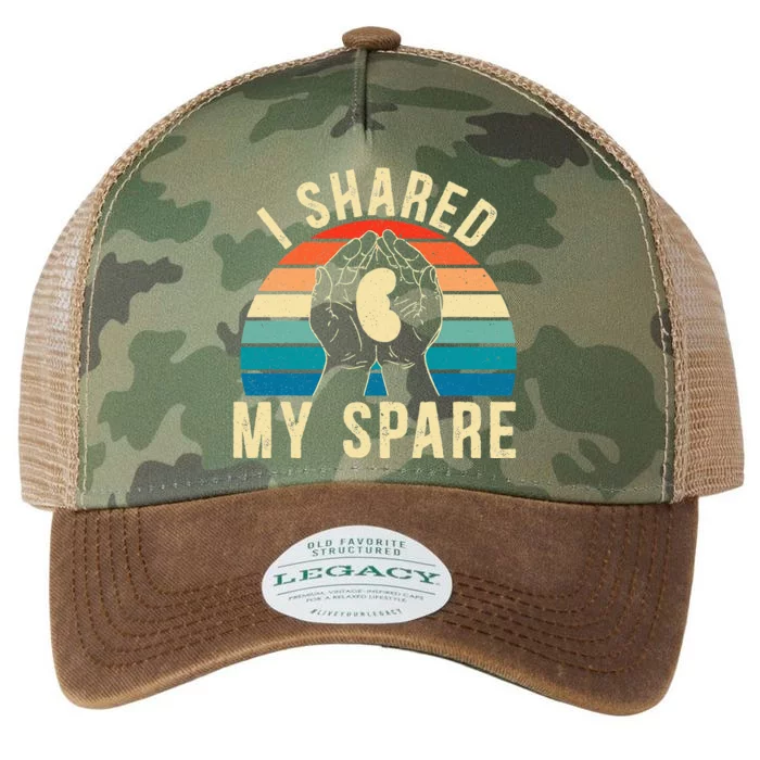 I Shared My Spare Kidney Donor Organ Donation Awareness Legacy Tie Dye Trucker Hat