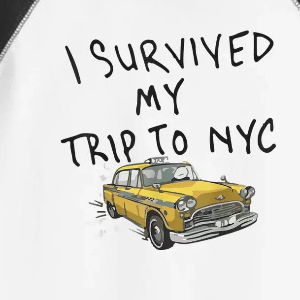 I Survived My Trip To NYC Toddler Fine Jersey T-Shirt