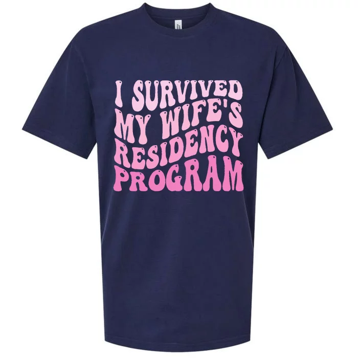 I Survived My Wife's Residency Program Medical Graduation Sueded Cloud Jersey T-Shirt