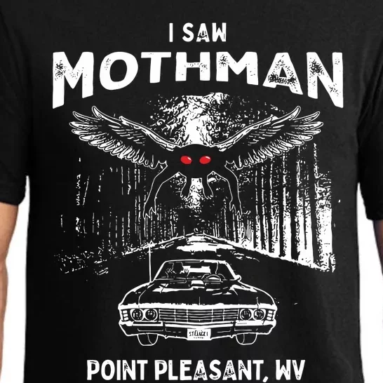 I Saw Mothman In Point Pleasant West Virginia Cryptid Pajama Set